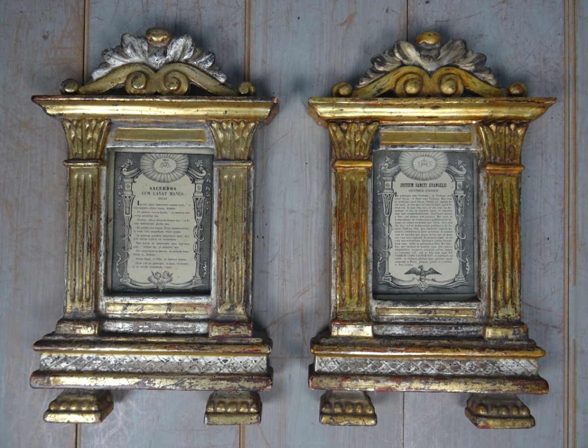  Italian Cartagloria Altar Gilt Frames